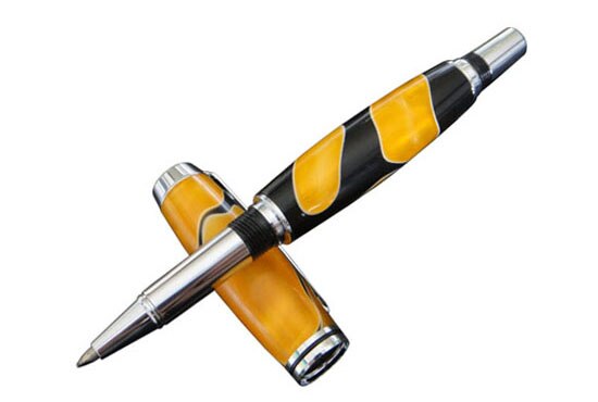 DIY rollerball pen kits upgraded jr. gentleman I pen kits RZ-RP51#-: Chrome
