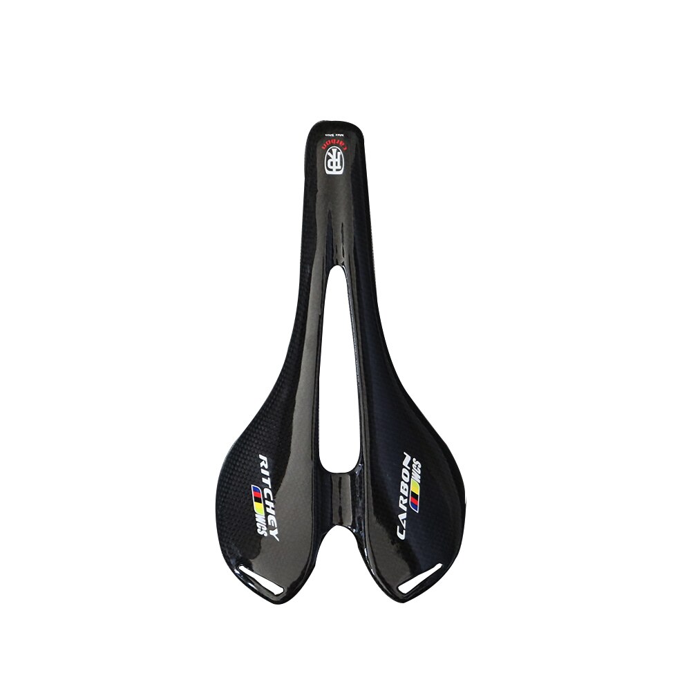 Selle Ultra légère en fibre de carbone 3k pour vélo de route et de montagne, 115g: glossy