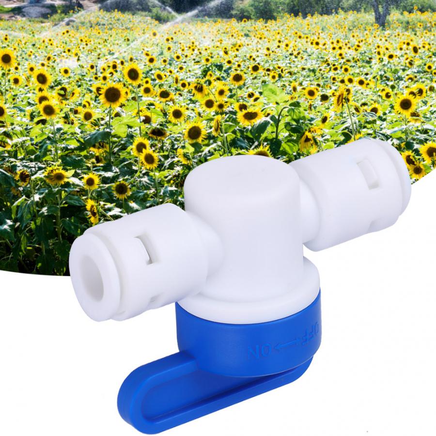 3Pcs G1/4 Pipe Fitting Ball Valve PE Pipe Water Hose Connector Switch For Drainage System