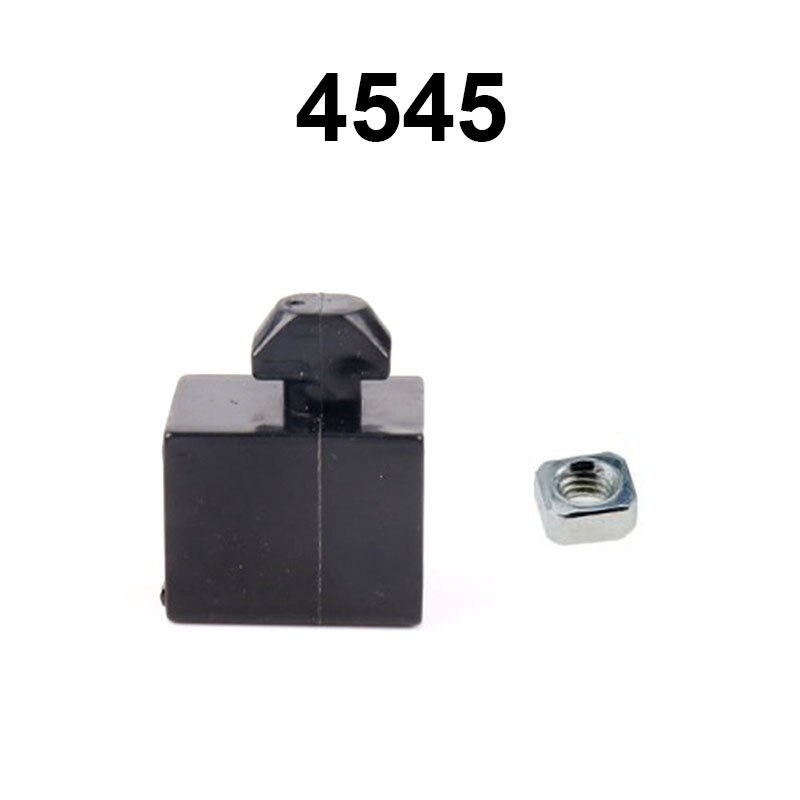 4pcs/lot 3030 Black Aluminum Spacer Block 4040 4545 Interval Connection Bracket Fastener Match Use Aluminum Profile: 4545 Spacer Block