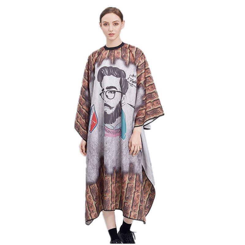 Salon Haircut Cape Barber Shop Retro Waterproof Hairdressing Apron Hairdresser Hair Cutting Styling Cape
