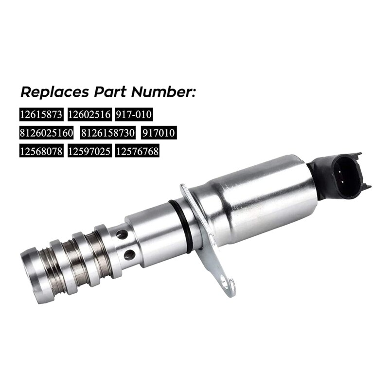 Exhaust Camshaft Position Actuator Variable Valve Timing VVT Solenoid for Chevy, Buick, GMC 12615873 12602516 917-010