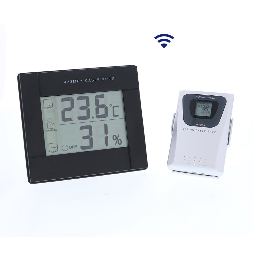 Digitale Thermometer en Hygrometer met Afstandsbediening Sensor Kas Temperatuur en Vochtigheid Meter Monitoring Systeem Grower&#39;s Rand