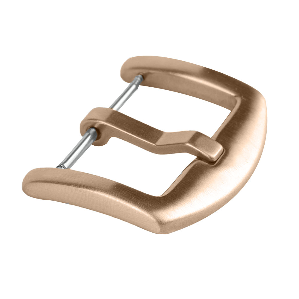 14 16 18 20 22 24 26Mm Metalen Horloge Gesp Solid Button Rvs Geborsteld Sluiting horloge Band Accessoires: Licht Roze Wit / 16mm