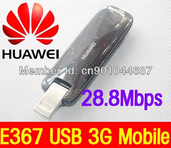 UNLOCKED Huawei E367 HSPA 28.8 Mbps Snelste USB 3G Mobiele Breedband Dongle Data en SMS Stick