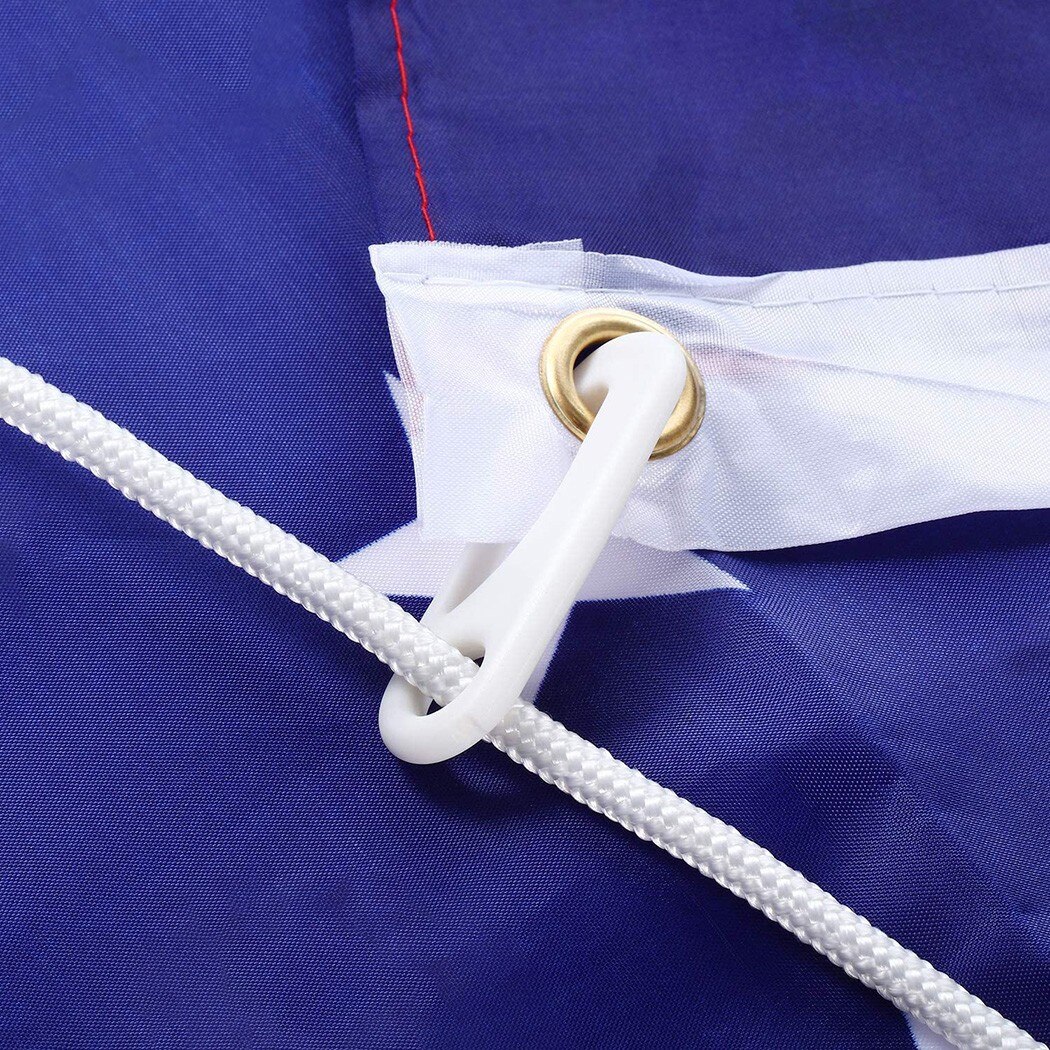11.5M Touw Met Hooksnylon Gevlochten Touw 6Mm Vlaggenmast Lifting Touw Outdoor Vlaggenmast Accessoires Vlaggenmast Hardware