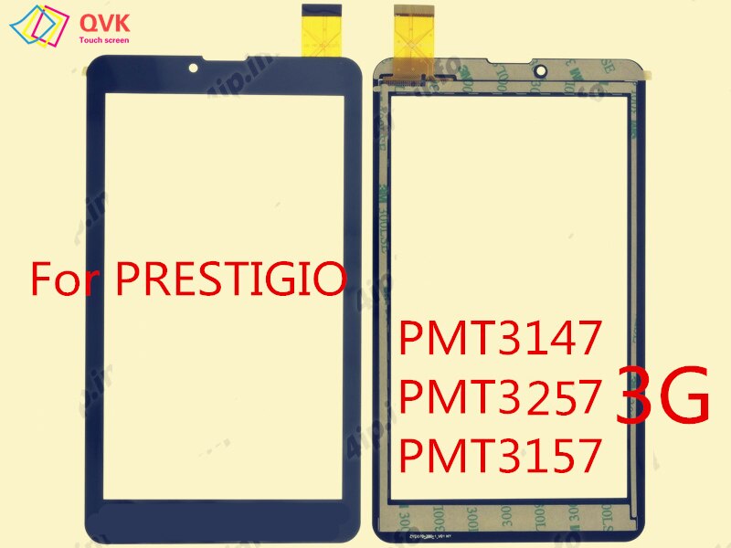 Black 7 inch for PRESTIGIO GRACE WIZE PMT 3147 1177 3437 3537 3637 3257 3157 3G 4G Capacitive touch screen panel PMT3157 3G 4G