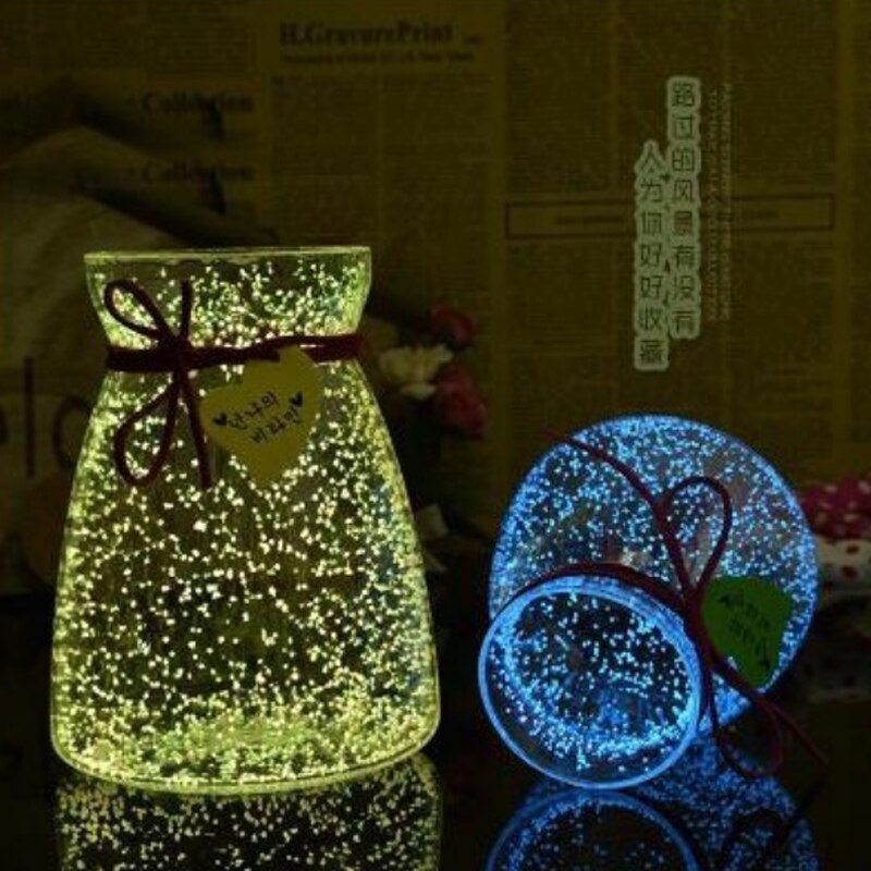 Magic Fluorescent Glow In The Dark Lichtgevende Party Heldere Verf Star Wens Fles Deeltje Lichtgevende Zand Kinderen Toys10