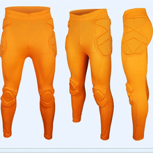 Men Soccer Goalkeeper Pant EVA Sponge Slim Skinny Football Goal Keeper Goalie Sports Training Leggings Pants