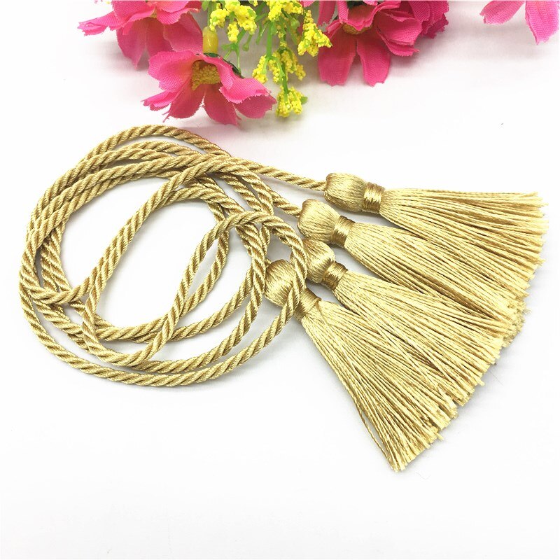 2 stuks Gordijn Bandjes Kwastje Touwen 54 cm Gordijn Fringe Gordijn Clips Gordijnen Houder Gordijn Tieback Home Decor Window Accessoires