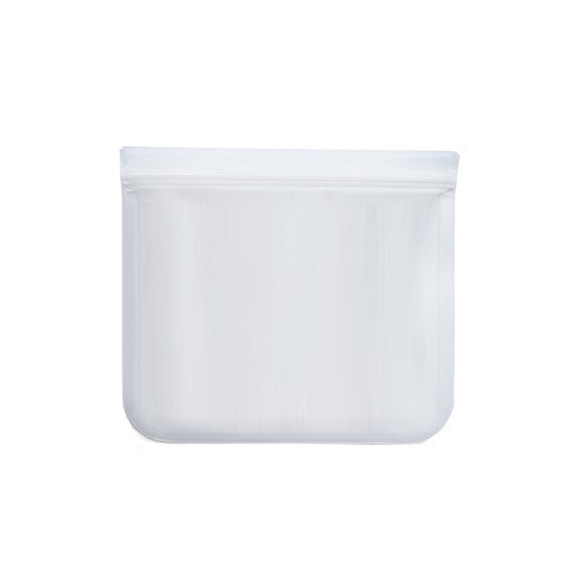 PEVA Frosted Food Storage Containers Bag Reusable Freezer Bag Leakproof Top Zip Lock Bags Kitchen Organizer Fresh-keeping Bag