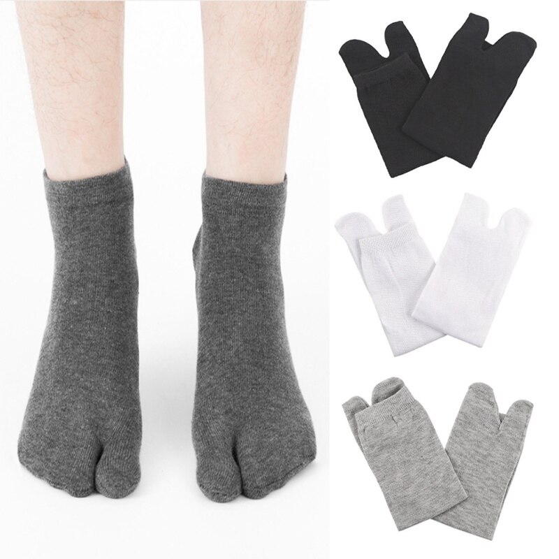 Zwei Finger Socken 1 Paar unisex Japanischen Kimono kippen floppen Sandale Teilt Zwei Zehen Socken