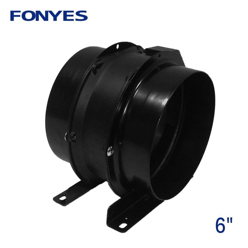 6 inch AC fan mini cooling fan inline duct fan ventilator air vent air extractor radiator axial exhaust ventilation fan 150mm