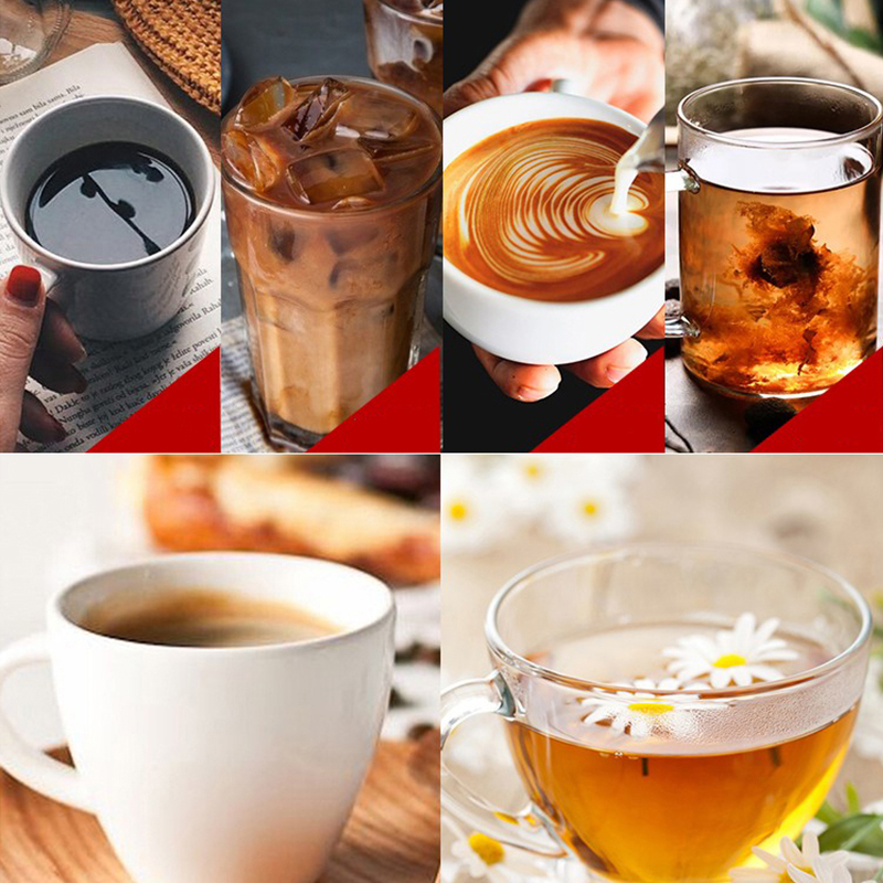 Smart Coffee Machine Electric Coffee Maker Multifunctional American Coffee 4-6 Cups High Temperature Glass Pot Automatic 600W