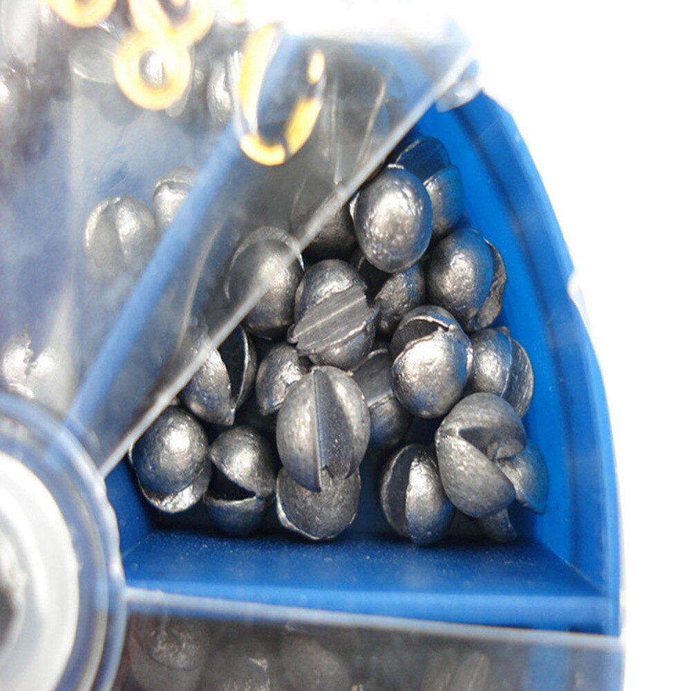 Vissen Lood Sinkers Ei Bullet Rig Sinkers Vissen Lood Split Geschoten Doos 1 Pc Doos Van Vissen Lood Sinkers