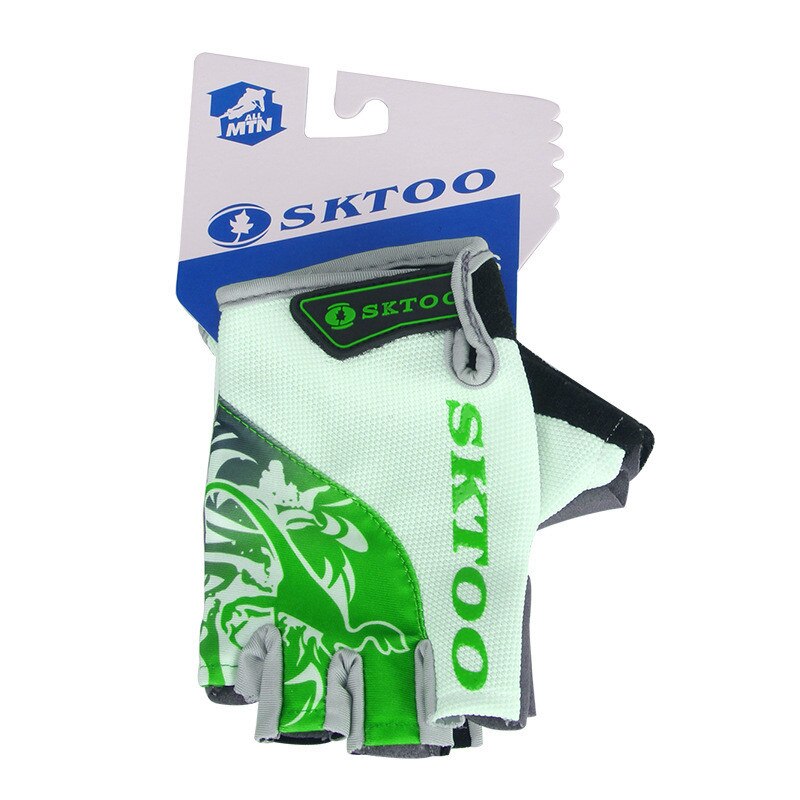Sktoo Outdoor Sports Men's Bike Gloves Half Finger MTB Bike Bicycle Gel Pad Gloves Shockproof Cycling Gloves guantes ciclismo