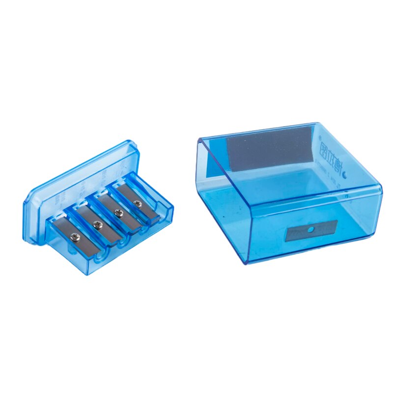 Multifunctional 4 Holes Charcoal Pencil Sharpener Long Core Lead Drawing Art Manual Sketching Drawing Supplies
