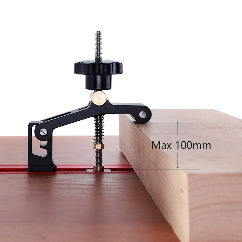 T Track Clamp Adjustable Hold Down Clamp for Standard T-Slot Router Table Saw Woodworking Bench Accessories