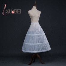 3 Hoops White A Line Long White Petticoats Teenager Ballet Petticoat Wedding Petticoats Crinoline Tutu Skirts Girls Underskirt