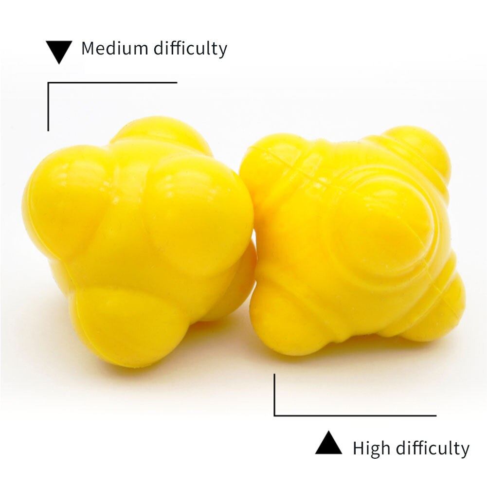 Hexagonal Reaction Balls Agility Training Balls Fitness Exercise Basketball for Easy Safety Exercise Accessories