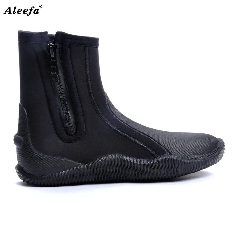 5MM rubber diving boots slip waterproof shoes for wetsuit boots fishing snorkeling,warming swimming