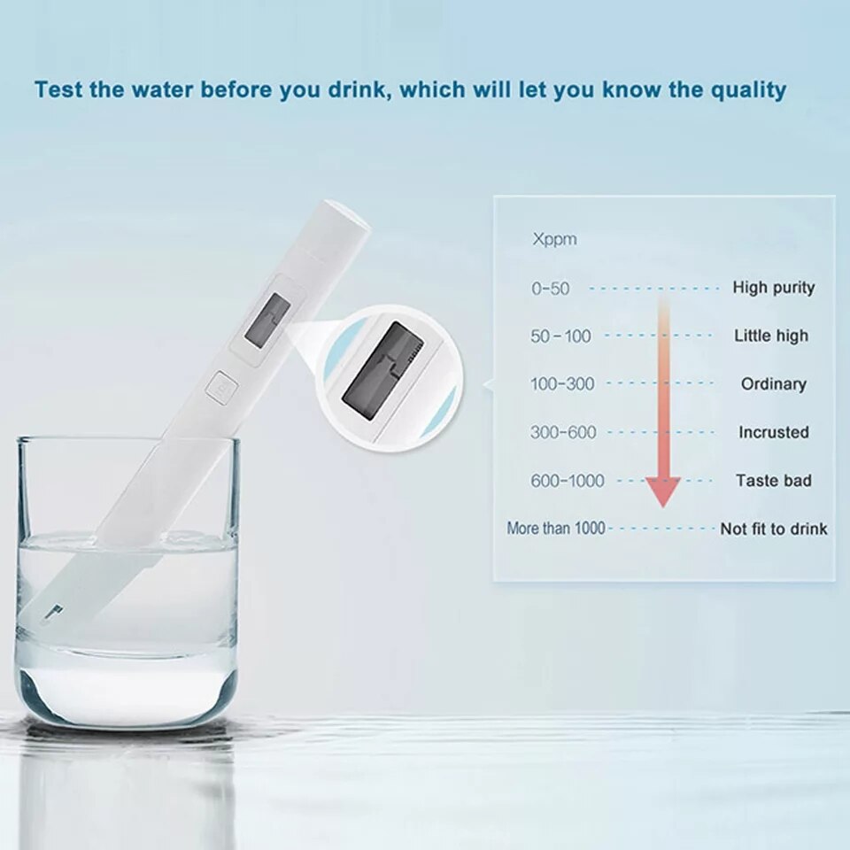 , producto en oferta, medidor TDS de del agua Xiaomi Mijia, medidor portátil de prueba inteligente PH EC, medidor de TDS-3, herramienta Digital