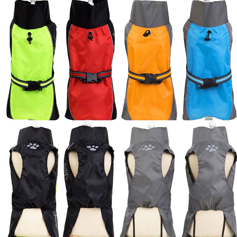 Large Dog Clothes Raincoat For Husky Labrador Border Collie Waterproof Big Dog Coats Clothing Rain Coat For Big Dogs 3XL-9XL Pet