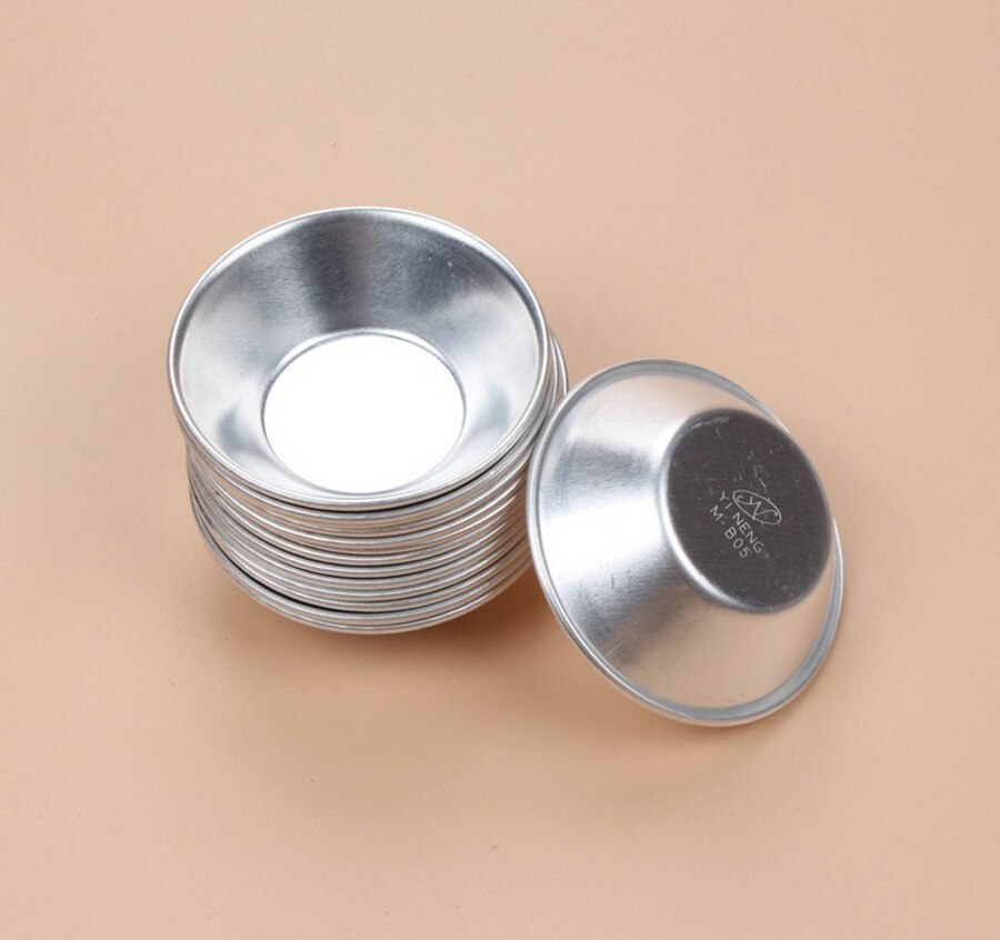 Puddingvormen aluminiumlegering eiertaartvorm cupcake fruitcake taartvorm kleine bakvorm 12 stuks veel