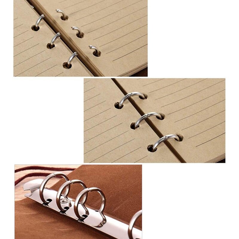 Journal Ruled Refillable Notebook Writing with Spiral Diary Sketchbook