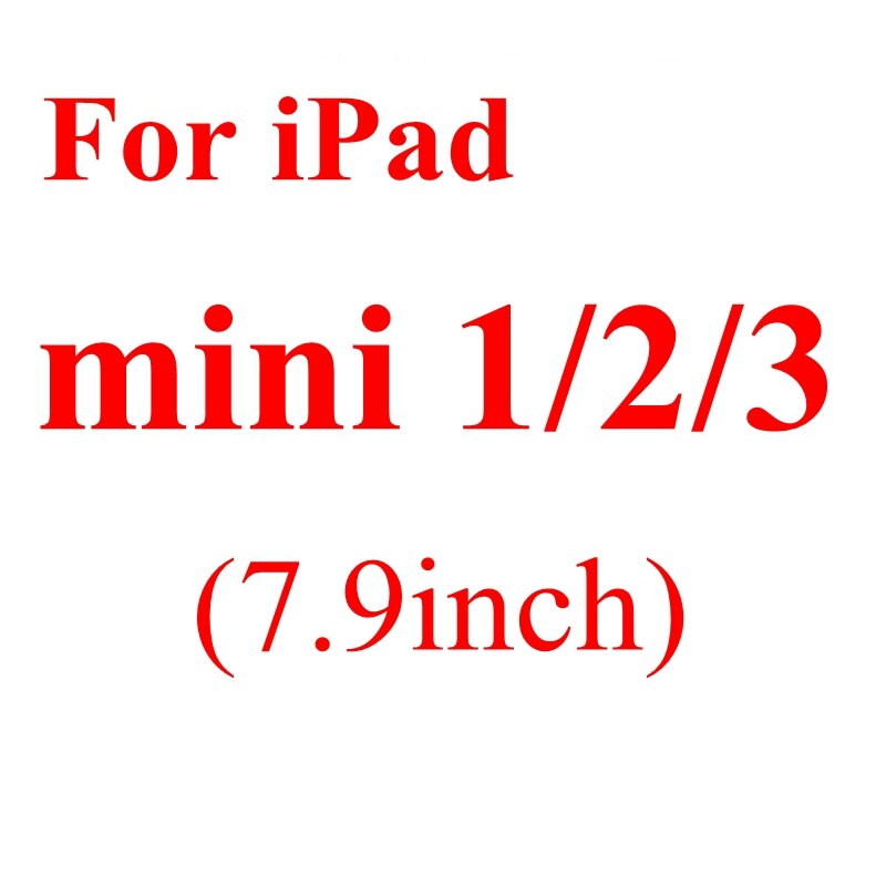 Anti-caída de caso para iPad aire 3 9,7 2 Mini 4 2 3 5 suave funda de silicona TPU para iPad Pro 10,5 11 12,9: For iPad mini 1 2 3