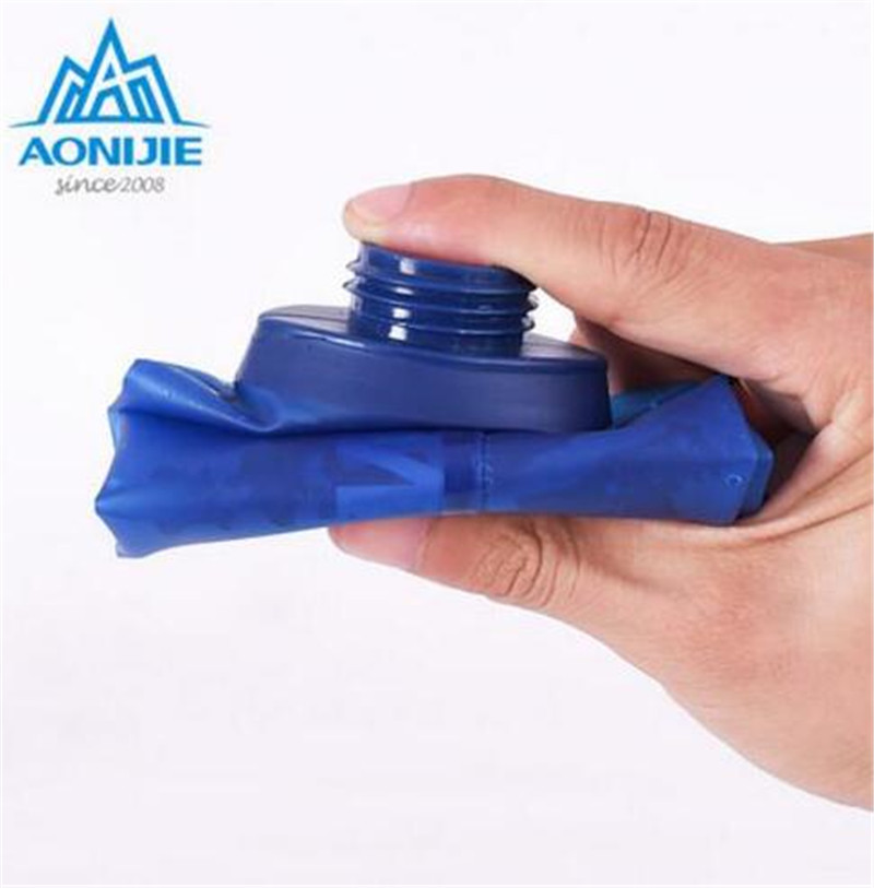 AONIJIE – bouteille d&#39;eau repliable sans BPA, 450ML ou 500ML, gourde pour le sport, bouteille d&#39;eau douce, bouilloire, Pack d&#39;hydratation, pour la vessie