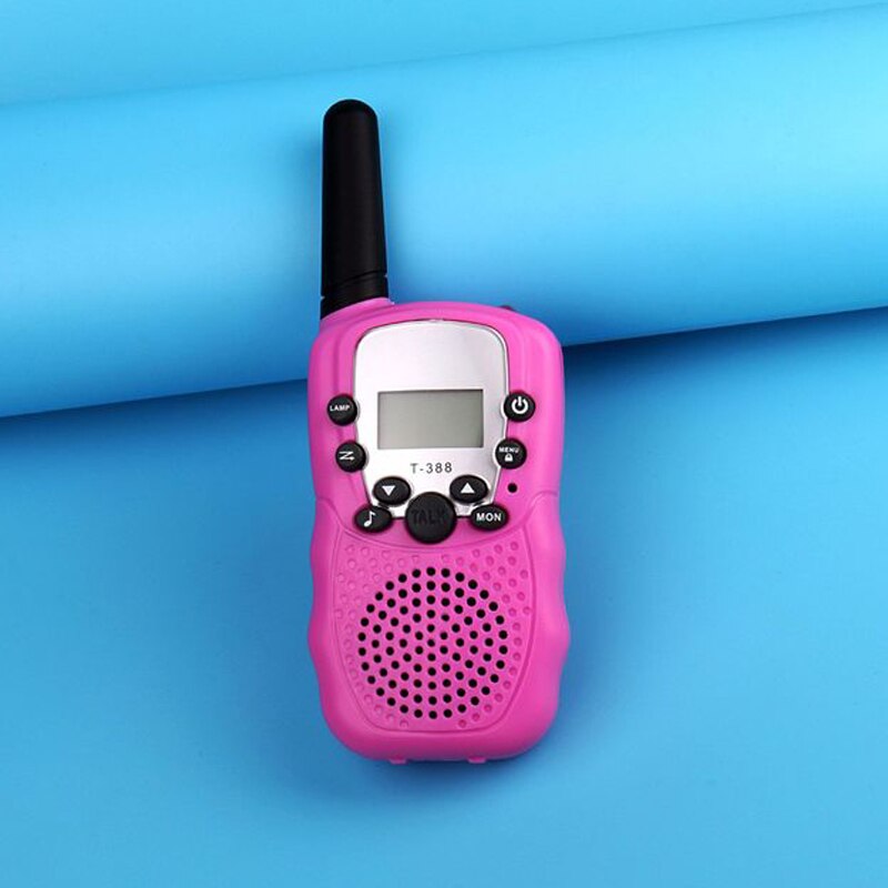 Walkie-talkie RT388 para niños, Mini estación de Radio bidireccional, 2 uds., para niños PMR/uso familiar/Camping 100-800M