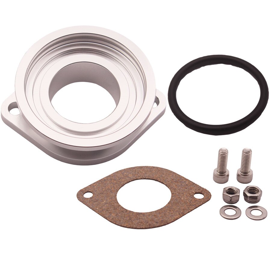 Turbo Downpipe Flens, Auto 5 Bouten Downpipe Flens Naar 2.5in Conversie Adapter Vervanging voor TD04 Turbo 14412AA451