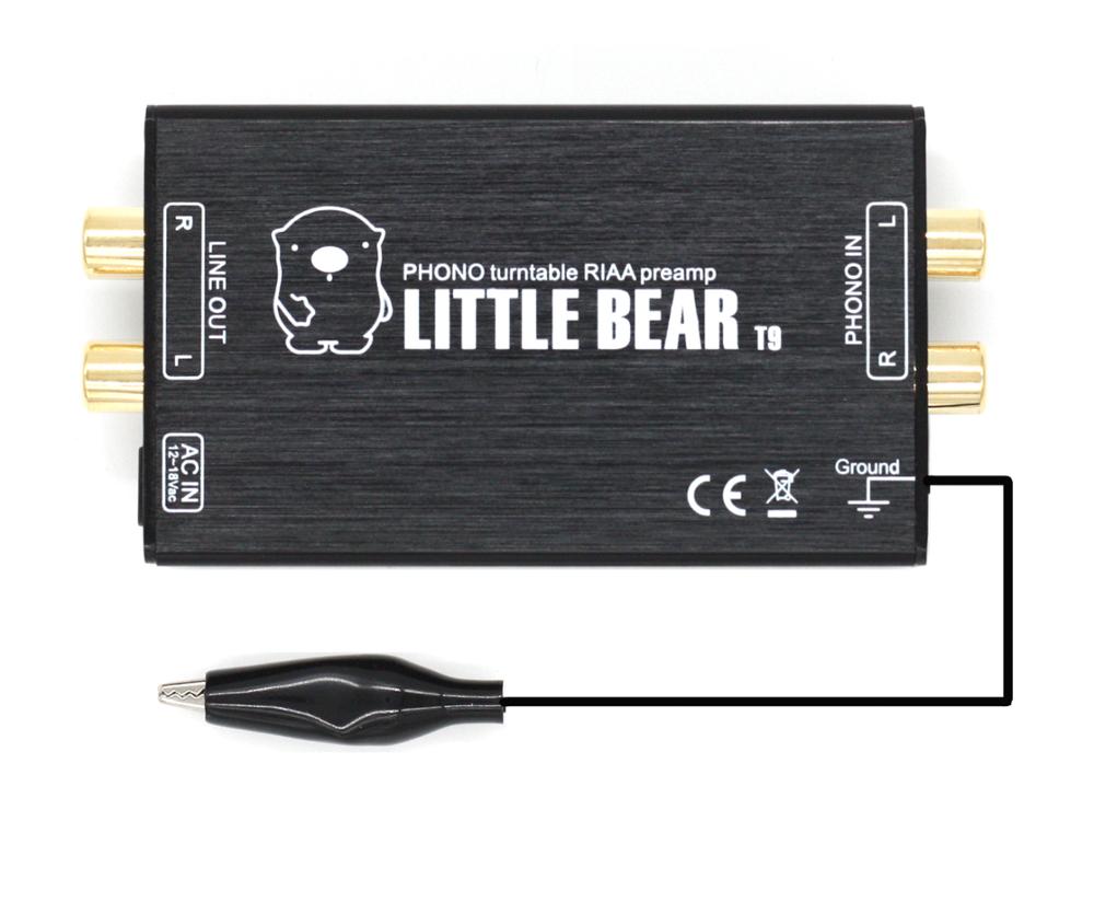 Little bear T9 Pro Metal Case Phono MM RIAA Turntable Preamp Hi-Fi Pre-Amplifier