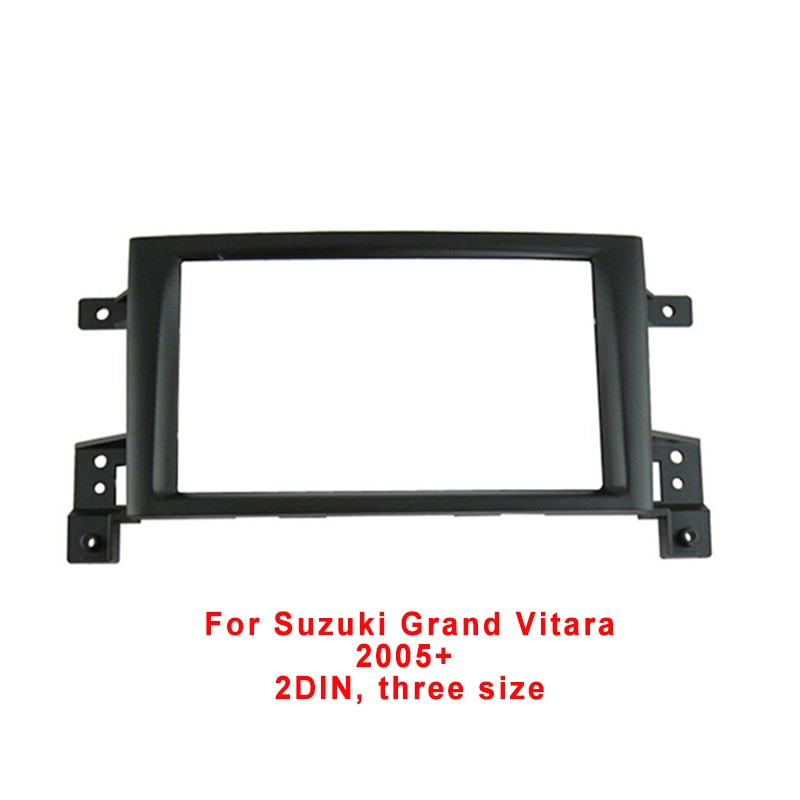 Kit de montage pour tableau de bord stéréo dvd 2 din pour suzuki grand vitara 2007 2005 2006