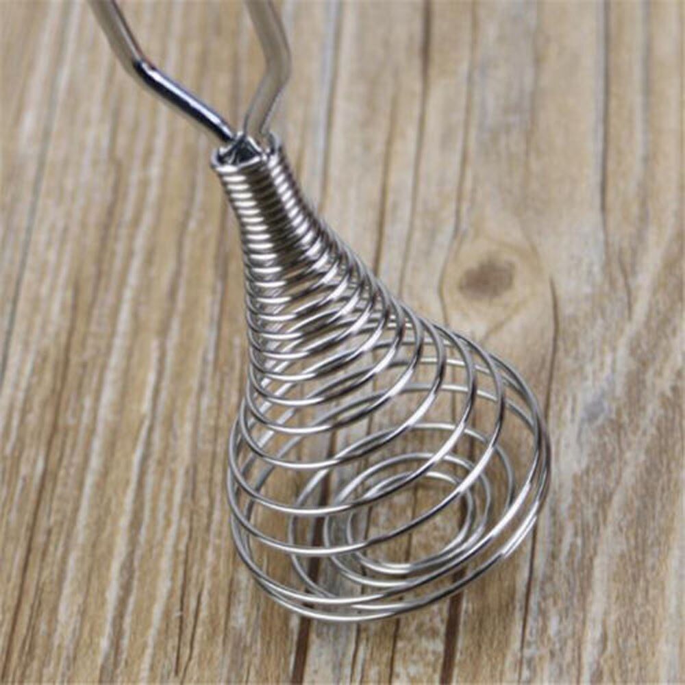 Manual Egg Beater Spring Coil Wire Whisk Stainless Steel Blender Kitchen Tools Cooking Tool 922