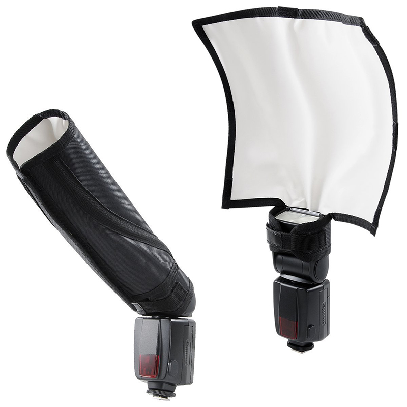 Camera Flash For Canon Nikon Sony Metz Minolta Sigma Olympus Flash Diffuser Accessories Diffuser Softbox Silver White Reflector