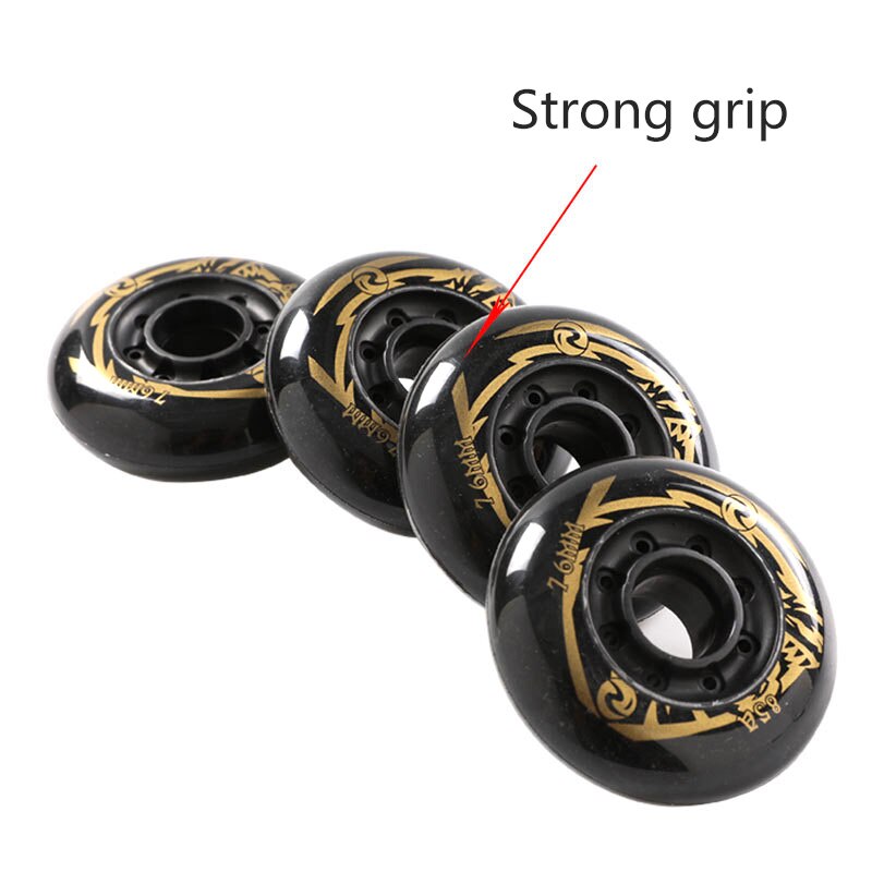 8 sztuk/zestaw 85A rolki kółka robić deskorolki szczotka ulica wysoka elastyczna odporna na zużycie hamulec proste koło pasowe płaskie koło kwiatowe 72mm/76mm/80mm