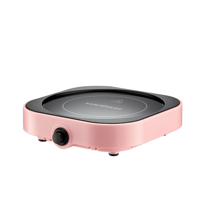 Podgrzewacz wody z termostatem 55- stopniowym, ładowanie przez usb, podgrzewacz robić mleka i herbaty, podgrzewacz robić kubków z wodą: Różowy