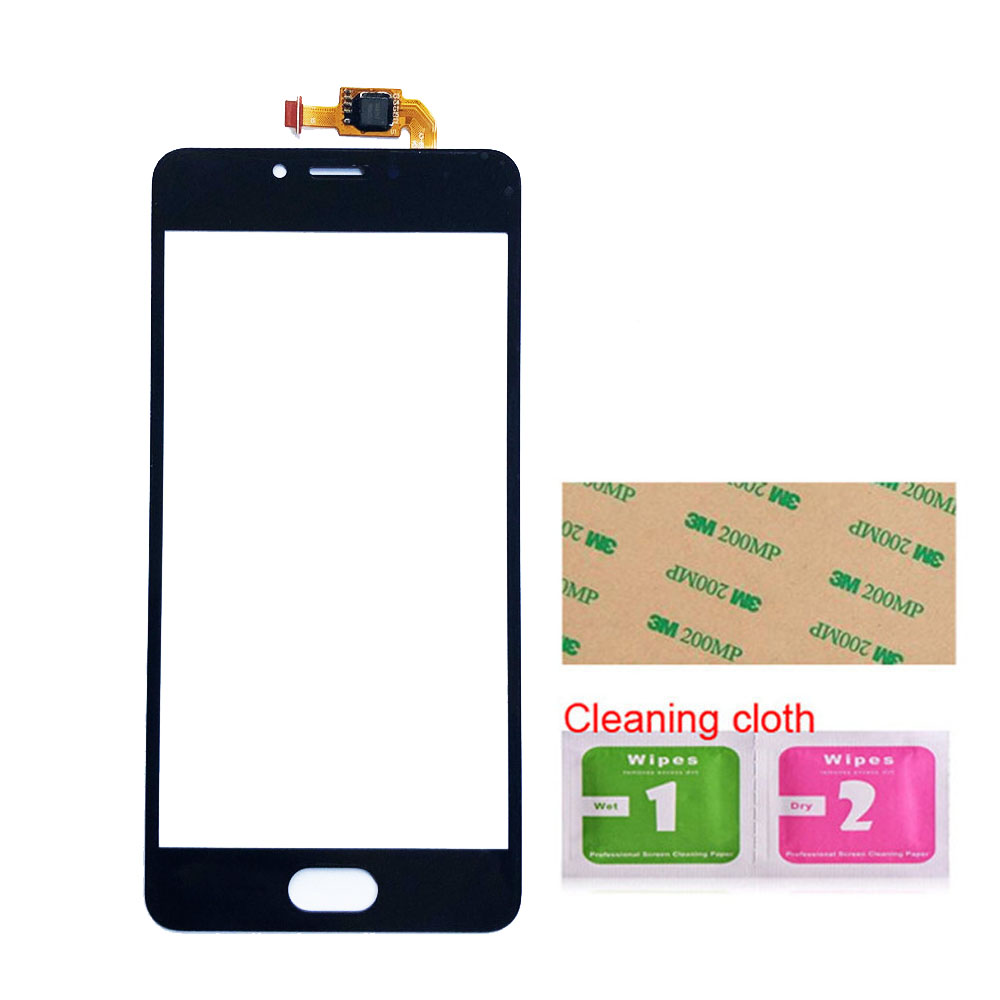 For Meizu M5C M5A Touchscreen For Meilan A5 5C Touch Screen Digitizer r Sensor Glass Panel Assembly Replacement: Black