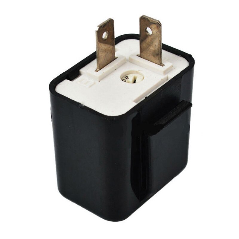2 Pin LED Flasher Adjustable Frequency Turn Signal Flasher Blinker Indicator Relay Auto Parts Motorcycle Accessories Kits