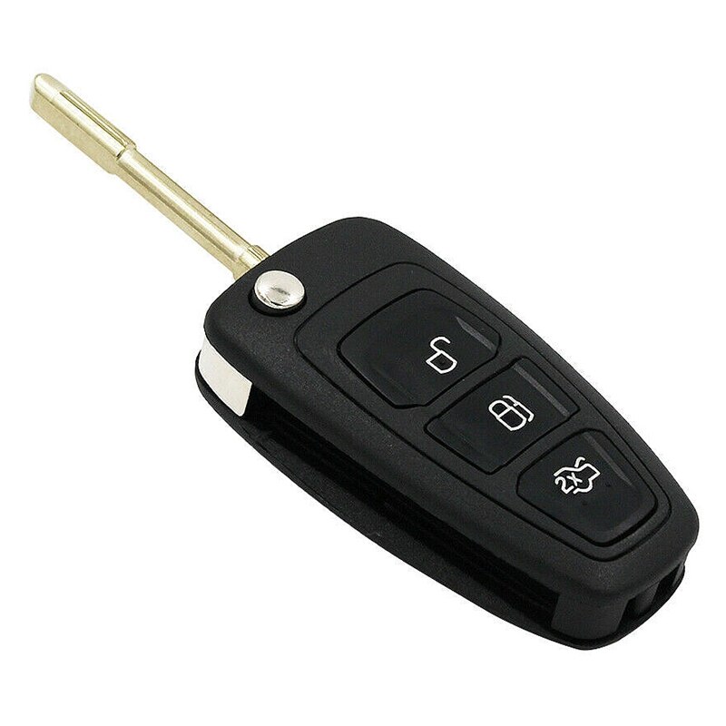 3 Button Remote Car Key 43hz 4D60 Chip for Ford Mondeo Focus Fiesta C-Max FO21