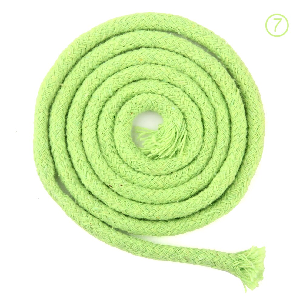 Ficelle colorée de 5mm, accessoires pour bricolage, cordon rond en coton pour vêtements, corde à dessin en macramé de 10 m/min/lot