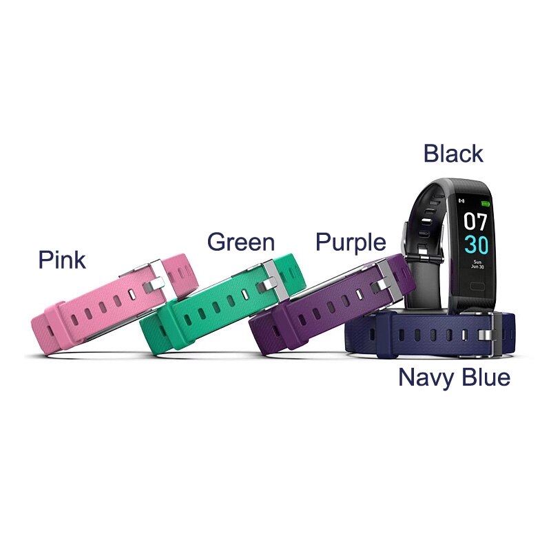 Waterdichte sportschool fitness sport stappenteller armband hardlopen stappenteller tracker horloge bloeddruk gezondheid hartslagmeter: Groente