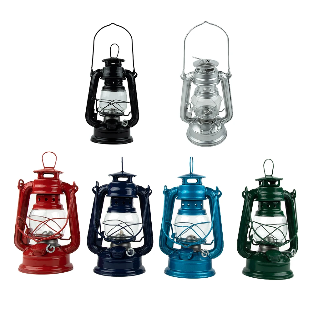 Lámpara de queroseno para acampar, farol de estilo Retro, linterna de tormenta de petróleo, lámpara de Metal para exteriores, piezas de herramientas de jardín, accesorios de repuesto, 1 ud.