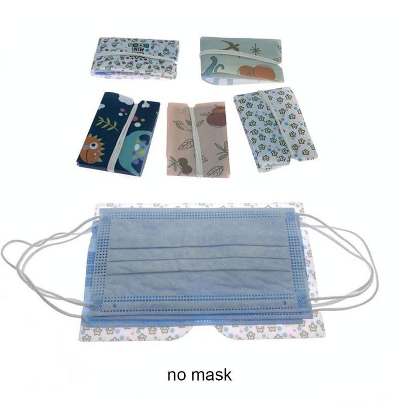 6Pcs Bespaart Vouwen Maskers Doos Voor Maskers Pp Draagbare Opslag Box Cover Holder Clip Voor Home Reizen Tijdelijke Bespaart vouwen Maskers