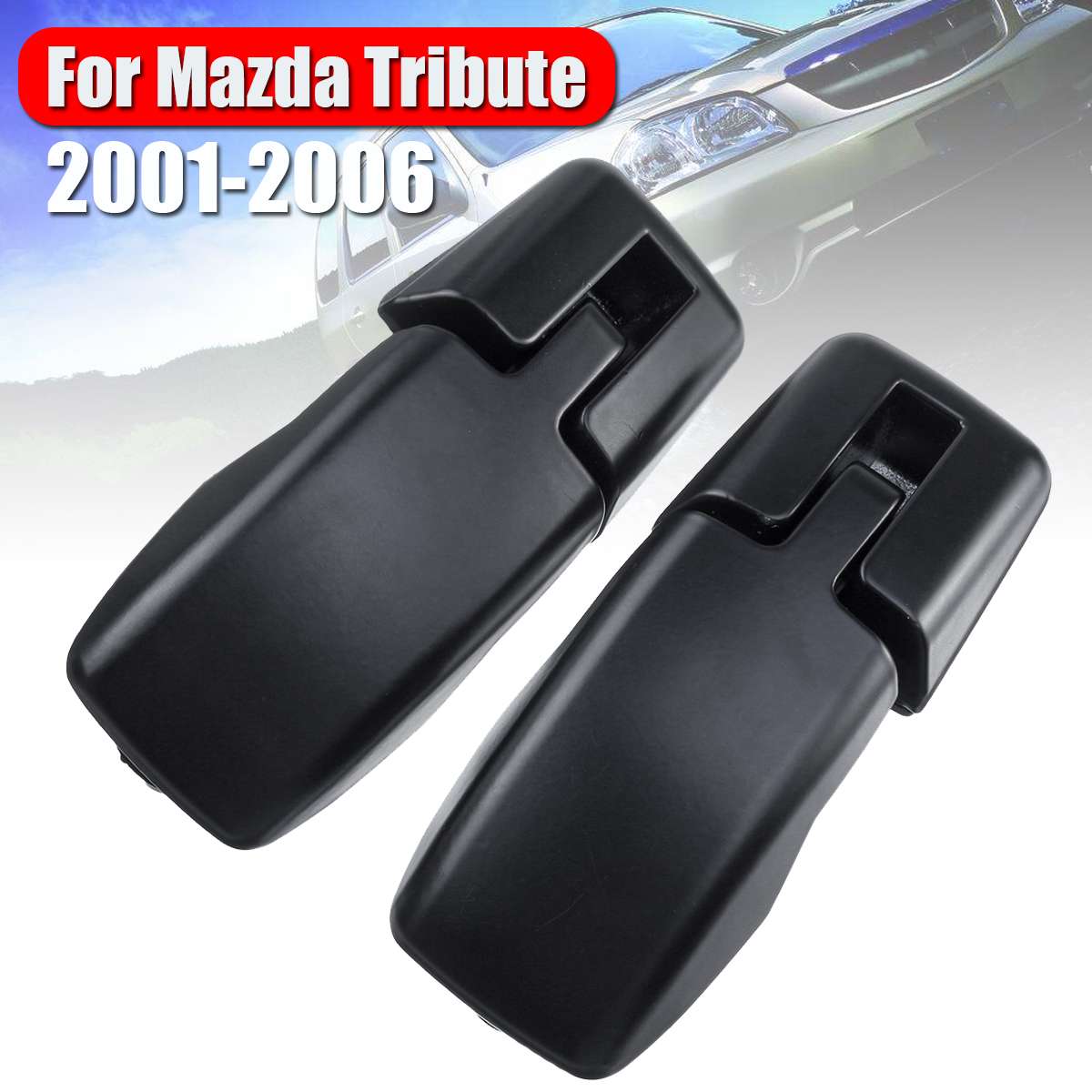 2 Pcs Rear Liftgate Glass Window Hinge Right & Left Driver Passenger Side For Mazda Tribute 2001-2006 ECY1622AXA