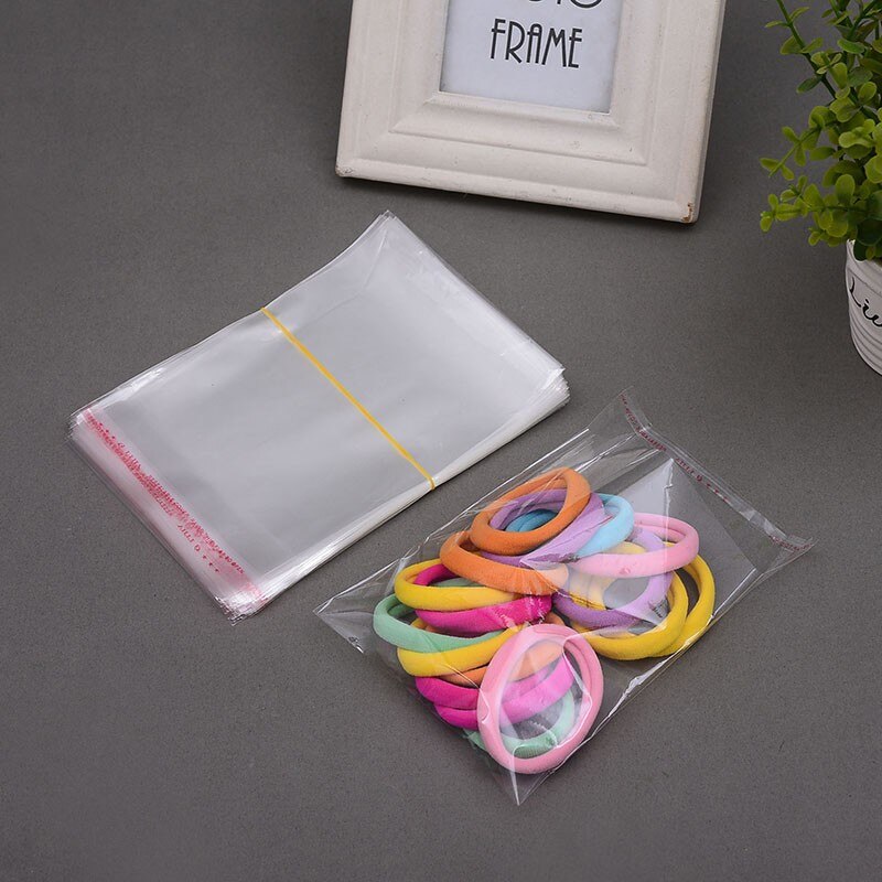 24cm * 34cm Plastic Bag OPP Bag Transparent Plastic Clothes Packaging Cellophane Bag Office Data Storage Tool 100pcs