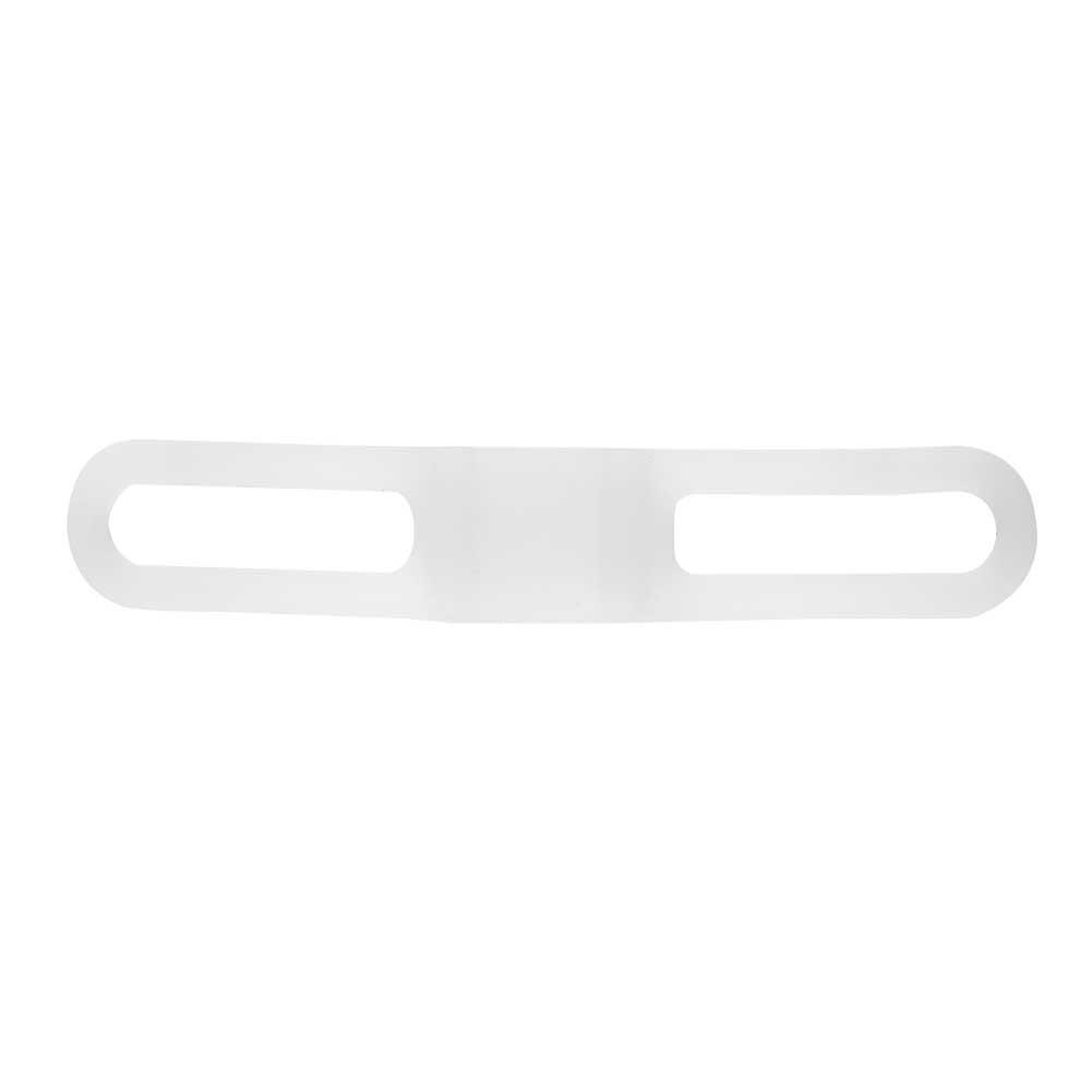 Mount Fix Bicycle Cycle Silicone Flashlight Band Tie Holder Torch Light Phone Fastener Strap Bike Bicycle Elastic Bandage Mobile: White