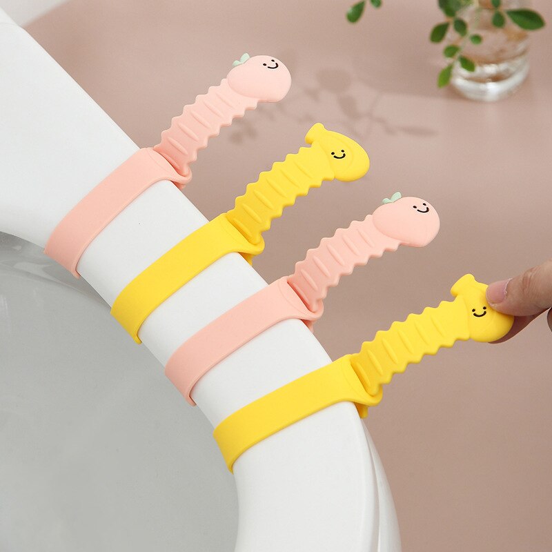 Klapa sedesu otwieracz uchwyt robić toalety domowej artefakt naklejka na toaletę przenośny anty-brudny podnieś pokrywkę podnieś uchwyt Najlepsza P